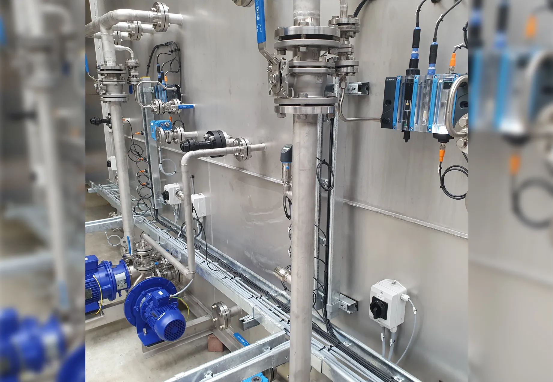 Lechler use KSB pumps
